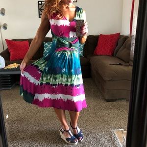 Vibrant Tie-Dye Maxi dress